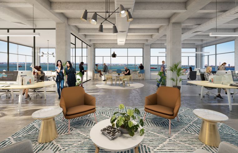 An image of a potential office layout.