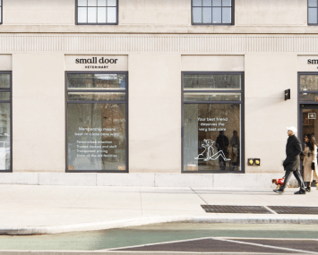 Small Door's original West Village outpost at 15 Seventh Avenue.