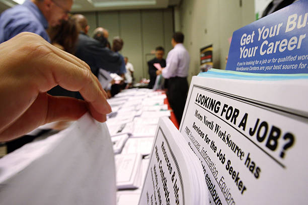 The national unemployment rate is slowly declining.