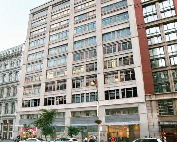 The office building at 50 West 23rd Street.
