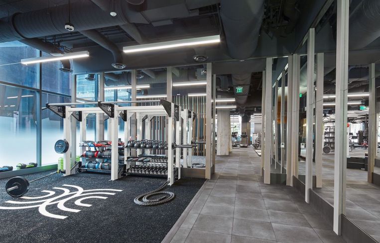 Fitness studio.