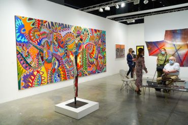 Eric Firestone Gallery at 2021 Art Basel Miami Beach. 