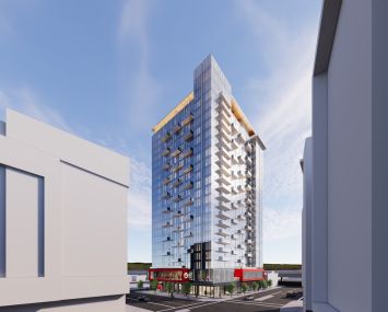 A rendering for Scape's SoFA project in Downtown San Jose.