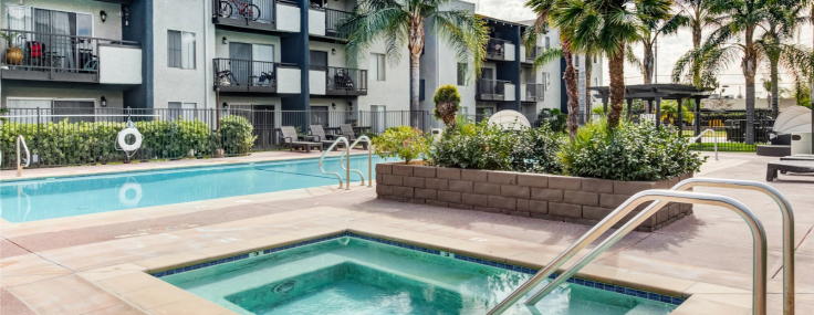 The property is located at 9901 Lurline Avenue, and it’s the largest multifamily property in the Chatsworth neighborhood,