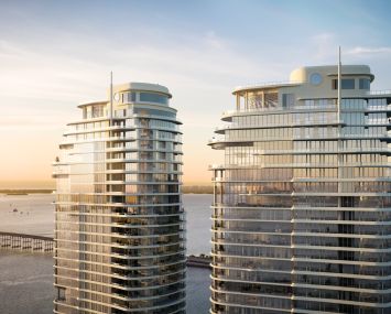 A rendering of the St. Regis Residences Miami.