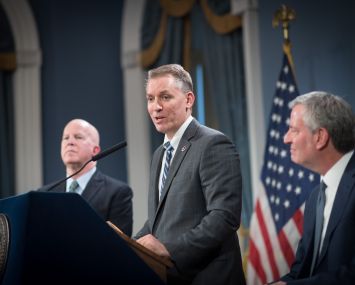 Mayor de Blasio announced Shea's appointment in November 2019.