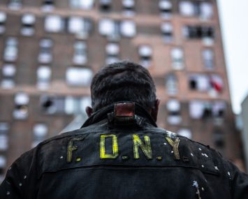 Mayor Eric Adams visit the scene of a deadly apartment building fire in the Bronx on Sunday, January 9, 2022.