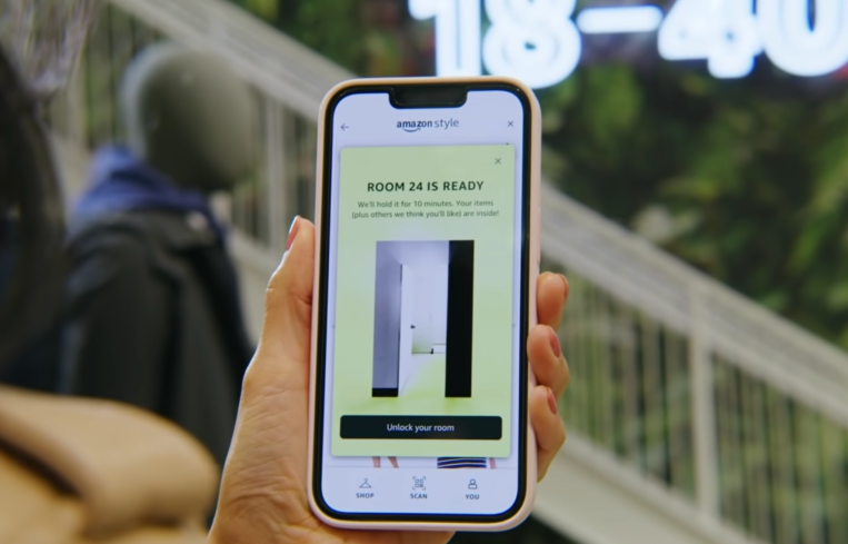 Amazon said the new outlet will have customers utilizing the Amazon Shopping app to scan items for sizes, color and rating.