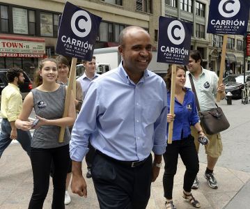 Adolfo Carrion Jr., pictured here running for mayor in 2013, has been chosen by Mayor Eric Adams as the city's housing comissioner.