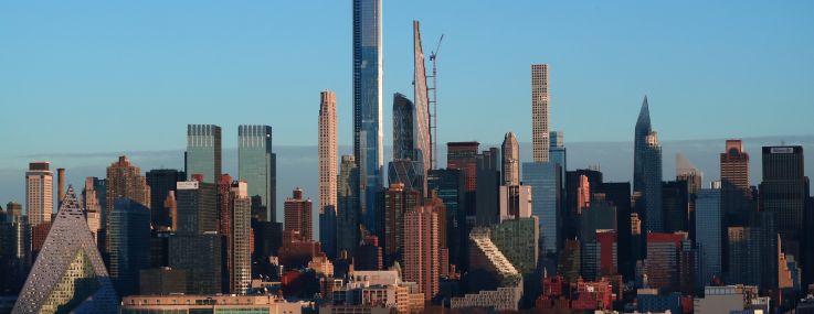 HIGH STAKES: Luxury condo buildings in Manhattan, including the supertalls along Billionaires’ Row, are once again drawing competition from foreign buyers.