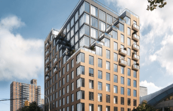 A rendering for The Deermar in Park Slope, Brooklyn. 