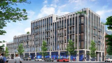 A rendering for Bruman Realty's planned mixed-use multifamily development at 296 Wythe Avenue in Williamsburg, Brooklyn. 