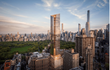 A rendering for 50 West 66th Street. 