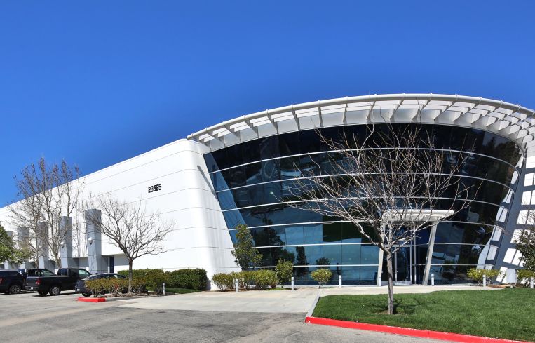 The building is located at 28525 Witherspoon Parkway in the neighborhood of Valencia in the city of Santa Clarita.