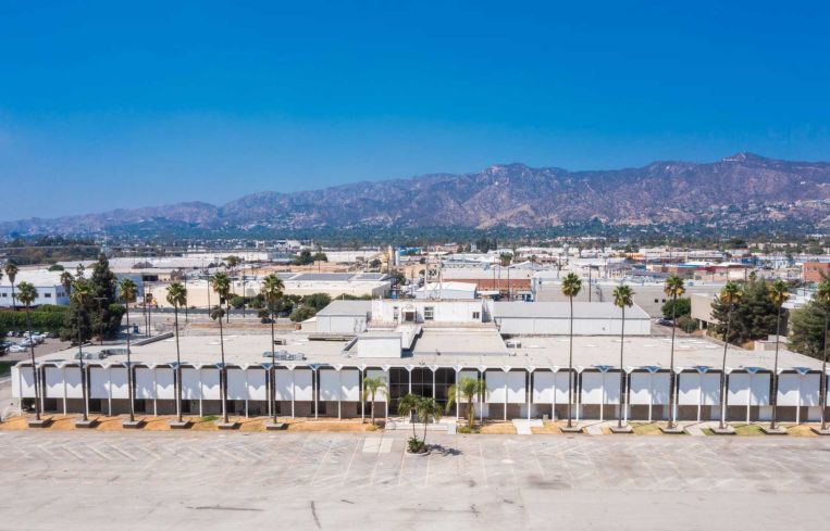 The Reframe Studios property includes two former industrial buildings with 188,662 square feet on a 7.3-acre site at 4561 Colorado Boulevard.