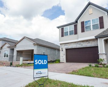 Florida, St Cloud, Harmony, planned community, new single family home sold sign