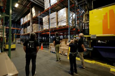 Food Bank For New York City Hosts CoreGiving Service Day With Blackstone And Link Logistics During Hunger Action Month