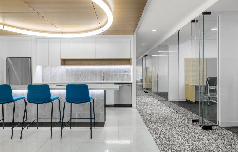East End and ABS are hoping prebuilt suites help lure office tenants into the building and back to work.