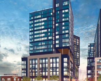 A rendering for Prima Apartments in Nashville. 