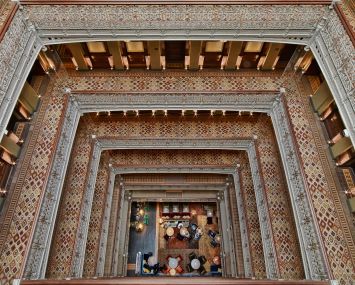 The Beekman's atrium.