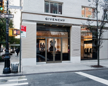 Givenchy store at 747 Madison Avenue. 