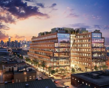 A rendering for 25 Kent Avenue in Williamsburg, Brooklyn.