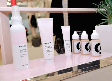 Glossier products.