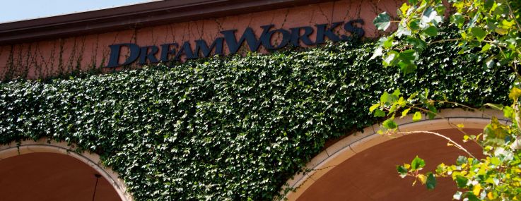 The exterior of DreamWorks Animation in Glendale.