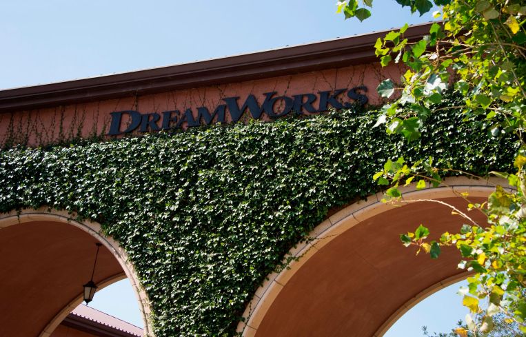 The exterior of DreamWorks Animation in Glendale.
