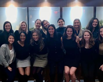 Members of Arche at a recent dinner event held in New York City.
