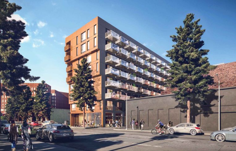 The project is located at 1317 South Grand Avenue.