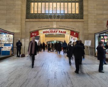 General views of the 15th annual Grand Central Holiday Fair shopping event held in Vanderbilt Hall on Mon., November 17, 2014.