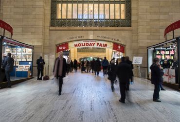 General views of the 15th annual Grand Central Holiday Fair shopping event held in Vanderbilt Hall on Mon., November 17, 2014.