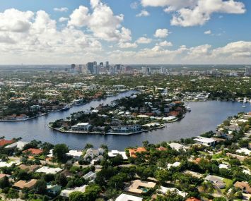 Aerial view of Fort Lauderdale, Fla.
