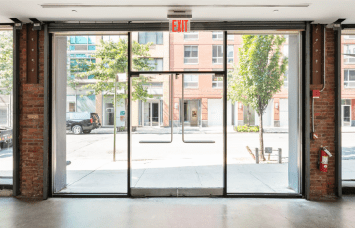 The view from the interior 535 West 24th Street.