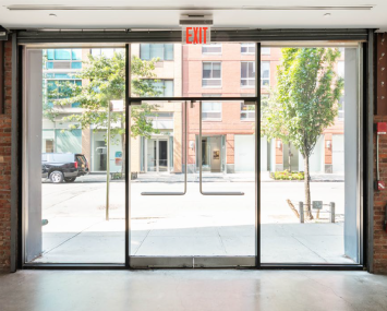 The view from the interior 535 West 24th Street.