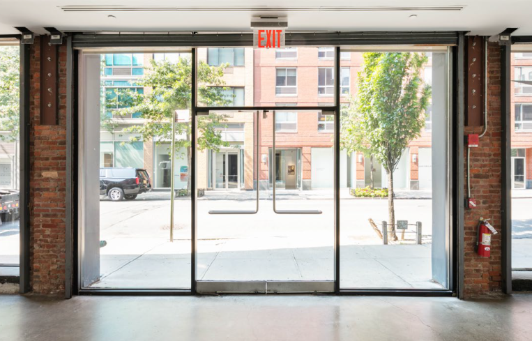 The view from the interior 535 West 24th Street.