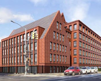 A rendering of the proposed project at 959 Sterling Place.