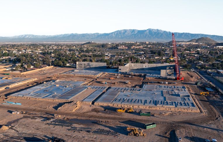 The project site is located at 1811 Mountain Avenue, west of Interstate 15, and approximately two miles north of the 91 Freeway.