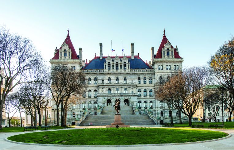 New York State Capitol Building.