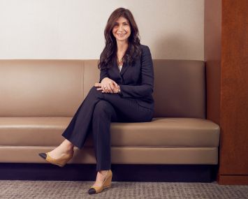 Danielle Lesser at her 909 Third Avenue office.