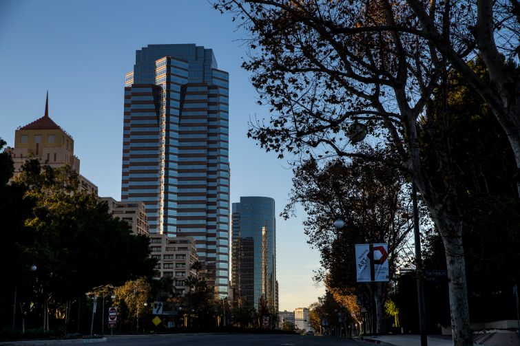 Fox Plaza in Century City.