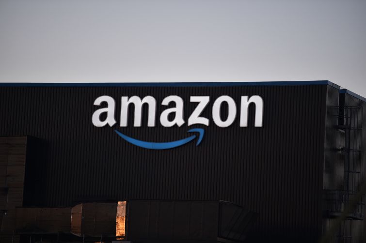 An Amazon warehouse in January 2022.