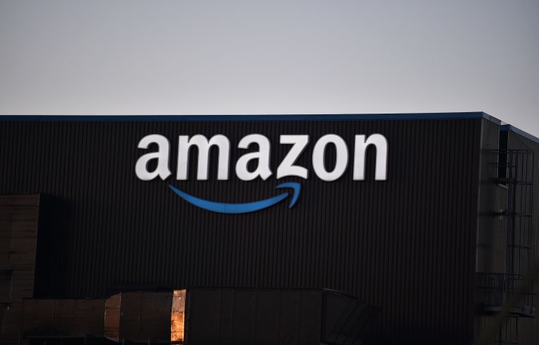 An Amazon warehouse in January 2022.