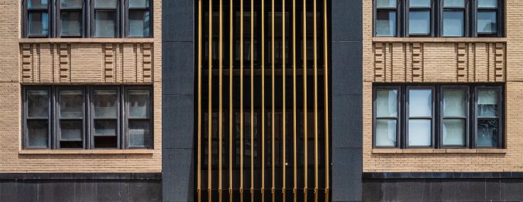 The large brown building at 10 Grand Central.