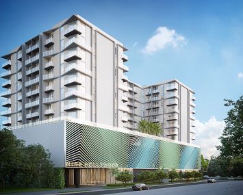 A rendering for Nine Hollywood.