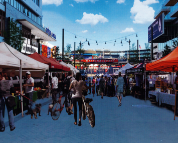 Half Street Farmers Market outside Nationals Park.