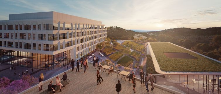 In 2021, Breakthrough broke ground on its 515,000-square-foot Torrey View development, a 10-acre research and development campus in San Diego that signed a major pre-lease with the biosciences arm of global medical technology company Becton, Dickinson and Company.