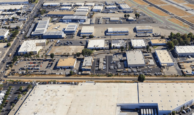 The Van Nuys Industrial Park includes four buildings totaling 84,346 square feet and two land parcels in the Van Nuys neighborhood.