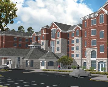 A rendering for the Inn at Bellefield in Hyde Park, N.Y. near the FDR Library.